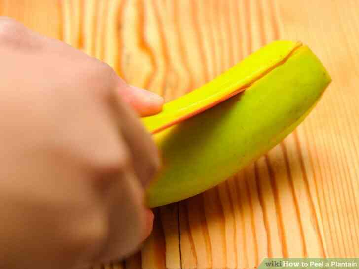 Image intitulée Peler une banane Plantain l